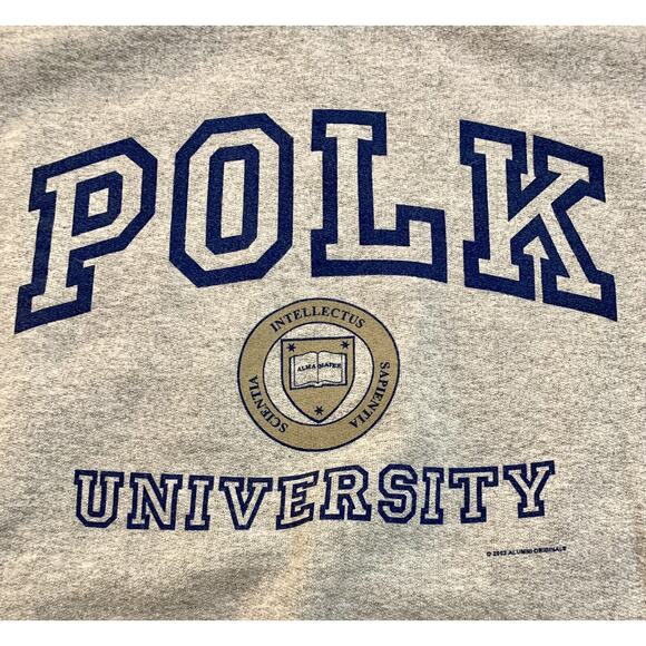 Vintage 2002 Polk University Sweatshirt Alma Mater Gildan Activewear Size XL - Picture 3 of 11